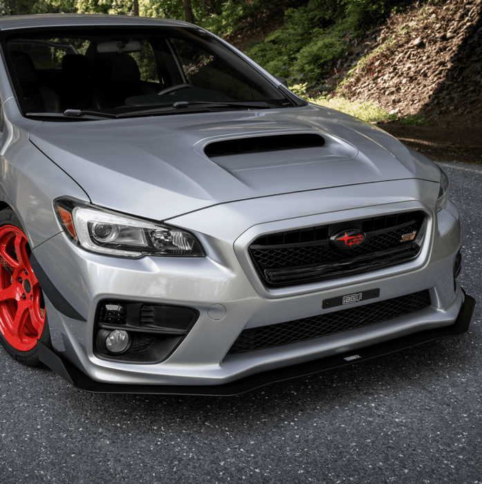 IAG Front Splitter w/ Bent Endplate Winglets 2015 - 2021 WRX / 2015 - 2021 STI - IAG-BDY-5341MBK - Subimods.com