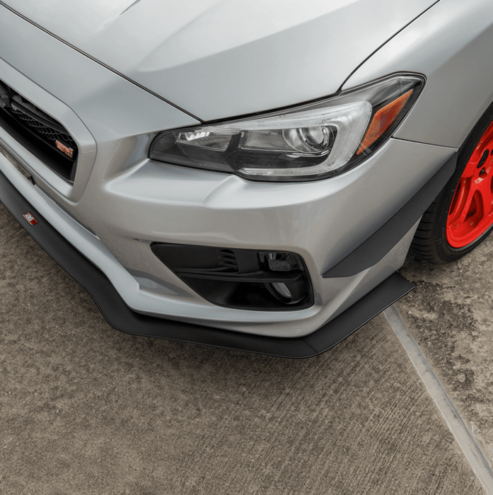 IAG Front Splitter w/ Straight Endplate Winglets 2015 - 2021 WRX / 2015 - 2021 STI - IAG-BDY-5344MBK - Subimods.com