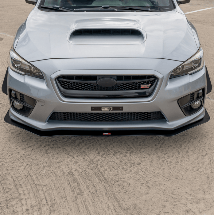 IAG Front Splitter w/ Straight Endplate Winglets 2015 - 2021 WRX / 2015 - 2021 STI - IAG-BDY-5344MBK - Subimods.com