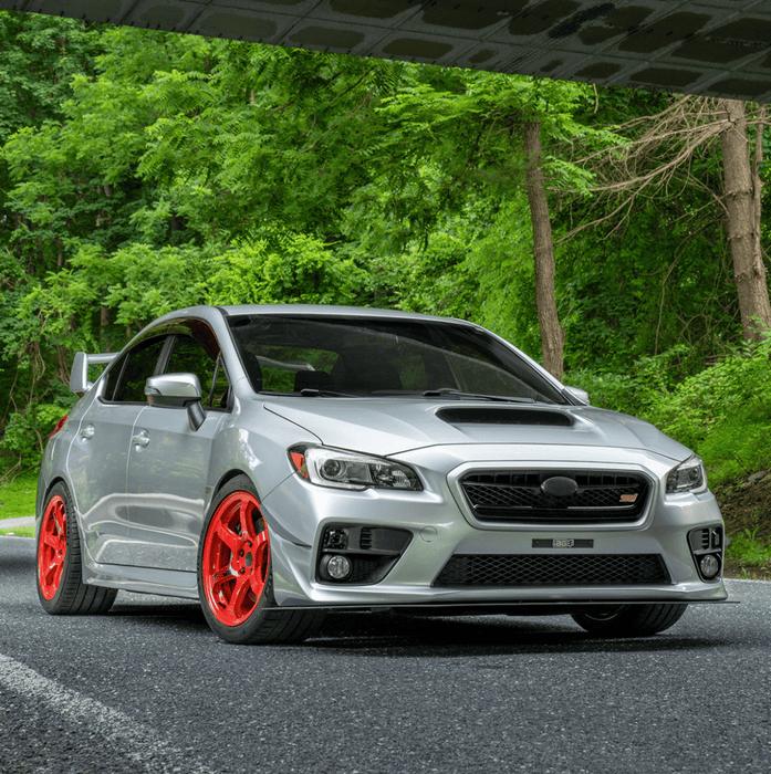 IAG Front Splitter w/ Straight Endplate Winglets 2015 - 2021 WRX / 2015 - 2021 STI - IAG-BDY-5344MBK - Subimods.com