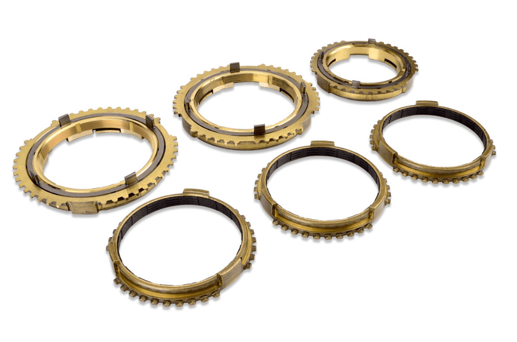 IAG Performance 6 Speed Synchro Set 1st - 3rd Brass / 4th - 6th Carbon Faced - Brass 2008 - 2021 STI - IAG - DRV - 1040 - Subimods.com