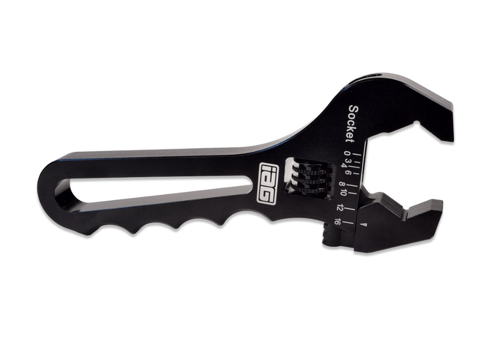IAG Performance Aluminum Adjustable AN Wrench 3AN - 16AN Fittings - IAG - TLS - 0001BK - Subimods.com