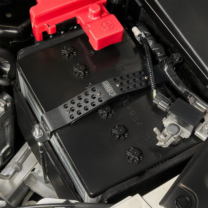 IAG Performance Battery Tie Down Black w/ Black Hexagon Most Subaru Models - IAG - ACC - 5329BK - Subimods.com
