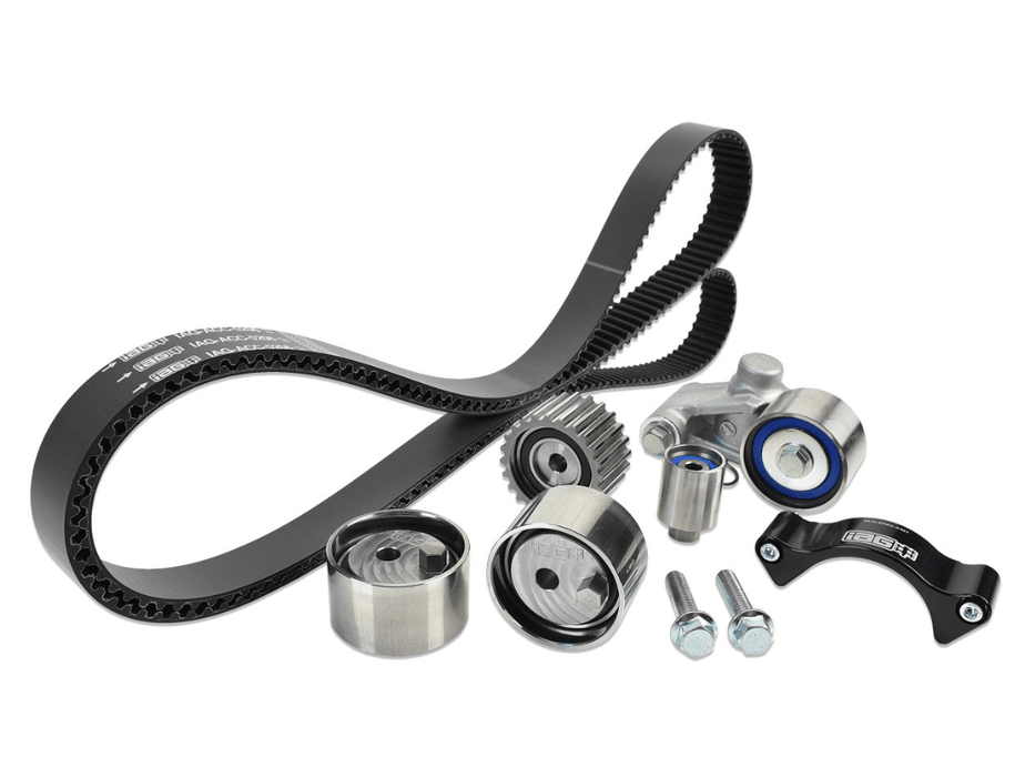 IAG Performance Black Timing Belt Kit w/ Adjustable Idlers / OEM Tensioner and IAG Guide 2002 - 2014 WRX / 2004 - 2021 STI / 2005 - 2012 LGT / 2004 - 2013 FXT - IAG - ENG - 5132BK - Subimods.com