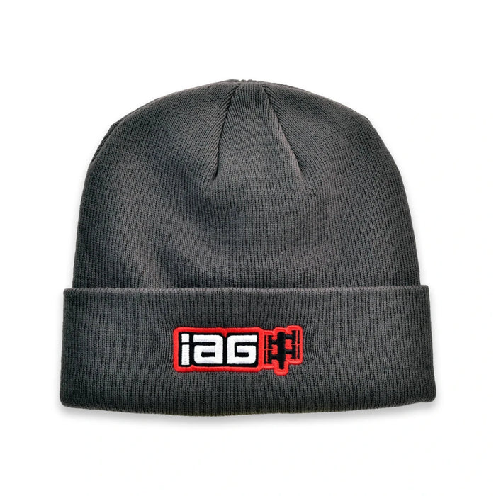 IAG Performance Boxer Logo Watch Cap Beanie Gray - IAG-APP-2086GY - Subimods.com