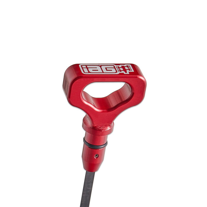 IAG Performance Dipstick w/ Billet Handle Red 2004 - 2021 STI / 2006 - 2009 Legacy GT - IAG - ACC - 5022RD - Subimods.com