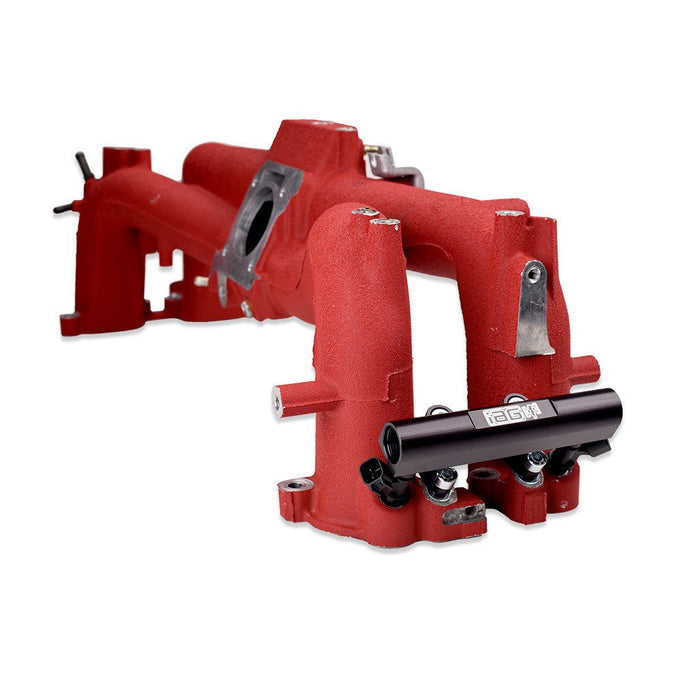 IAG Performance Fuel Rail Adapter Bracket Set For Use w/ JDM STI intake Manifold 2002 - 2005 WRX - IAG-AFD-2110BK - Subimods.com