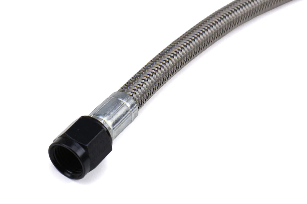 IAG Performance High Pressure Braided Power Steering Line For Use w/ Rotated Turbo 2002 - 2007 WRX / 2004 - 2007 STI - IAG-ENG-5901 - Subimods.com