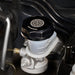 IAG Performance Revolve Clutch Fluid Reservoir Cap Black w/ Black Accent 2002 - 2024 WRX / 2004 - 2021 STI / 2013 - 2024 BRZ / 2005 - 2009 Legacy GT / 2004 - 2008 Forester XT - IAG - ACC - 5303BKBK - Subimods.com