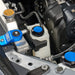 IAG Performance Revolve Coolant Reservoir Cap Black w/ Blue Accent 2002 - 2024 WRX / 2004 - 2021 STI / 2013 - 2024 BRZ / 2005 - 2009 Legacy GT / 2004 - 2008 Forester XT - IAG - ACC - 5304BKBL - Subimods.com