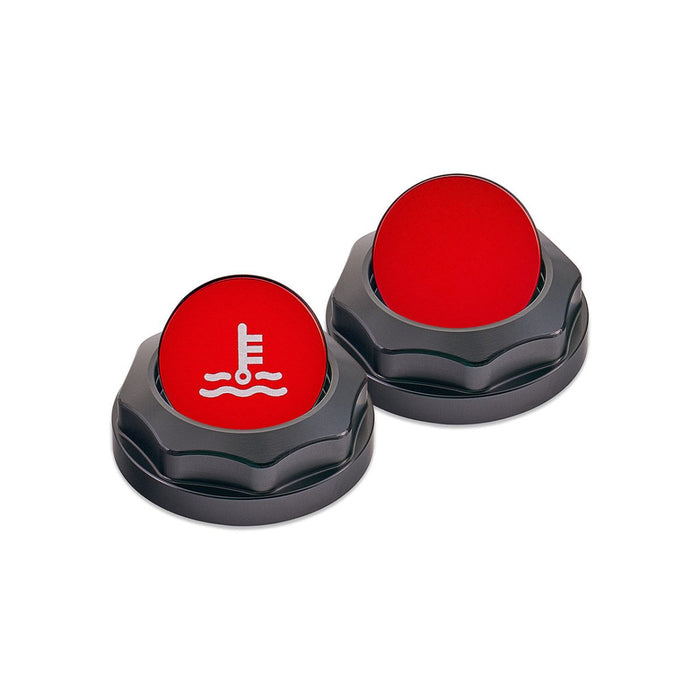 IAG Performance Revolve Coolant Reservoir Cap Black w/ Red Accent 2002 - 2024 WRX / 2004 - 2021 STI / 2013 - 2024 BRZ / 2005 - 2009 Legacy GT / 2004 - 2008 Forester XT - IAG - ACC - 5304BKRD - Subimods.com