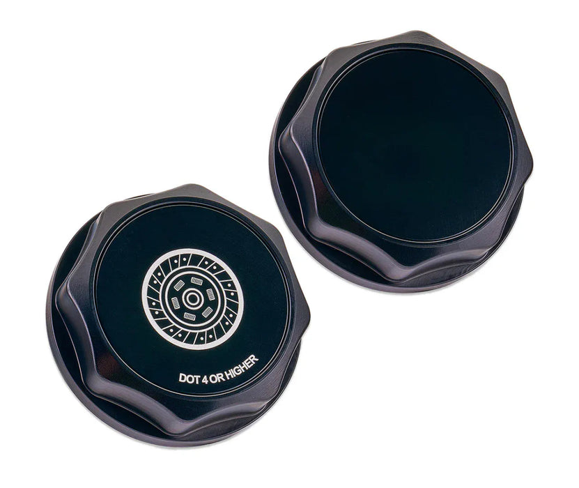 IAG Performance Revolve Engine Bay Dress Up Cap Kit Black w/ Black Accent 2008 - 2014 WRX / 2008 - 2014 STI / 2005 - 2009 Legacy GT - IAG - ACC - 5402BKBK - Subimods.com