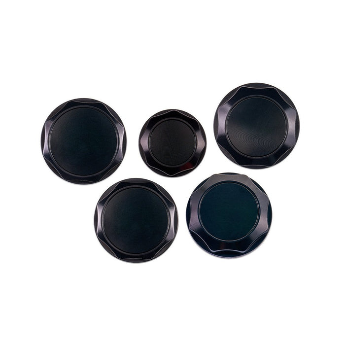 IAG Performance Revolve Engine Bay Dress Up Cap Kit Black w/ Black Accent 2022 - 2024 WRX / 2013 - 2024 BRZ / 2013 - 2016 FRS / 2017 - 2020 GT86 / 2022 - 2024 GR86 - IAG - ACC - 5405BKBK - Subimods.com