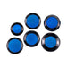 IAG Performance Revolve Engine Bay Dress Up Cap Kit Black w/ Blue Accent 2002 - 2007 WRX / 2004 - 2007 STI / 2004 - 2008 Forester XT - IAG - ACC - 5401BKBL - Subimods.com