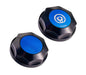 IAG Performance Revolve Engine Bay Dress Up Cap Kit Black w/ Blue Accent 2002 - 2007 WRX / 2004 - 2007 STI / 2004 - 2008 Forester XT - IAG - ACC - 5401BKBL - Subimods.com