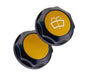 IAG Performance Revolve Engine Bay Dress Up Cap Kit Black w/ Gold Accent 2002 - 2007 WRX / 2004 - 2007 STI / 2004 - 2008 Forester XT - IAG - ACC - 5401BKGD - Subimods.com