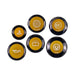 IAG Performance Revolve Engine Bay Dress Up Cap Kit Black w/ Gold Accent 2008 - 2014 WRX / 2008 - 2014 STI / 2005 - 2009 Legacy GT - IAG - ACC - 5402BKGD - Subimods.com