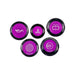 IAG Performance Revolve Engine Bay Dress Up Cap Kit Black w/ Purple Accent 2022-2024 WRX / 2013-2024 BRZ / 2013-2016 FRS / 2017-2020 GT86 / 2022-2024 GR86 - IAG-ACC-5405BKPR - Subimods.com