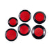 IAG Performance Revolve Engine Bay Dress Up Cap Kit Black w/ Red Accent 2002-2007 WRX / 2004-2007 STI / 2004-2008 Forester XT