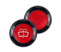 IAG Performance Revolve Engine Bay Dress Up Cap Kit Black w/ Red Accent 2015 - 2021 STI - IAG - ACC - 5404BKRD - Subimods.com