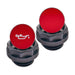 IAG Performance Revolve Engine Bay Dress Up Cap Kit Black w/ Red Accent 2015 - 2021 WRX - IAG - ACC - 5403BKRD - Subimods.com