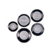IAG Performance Revolve Engine Bay Dress Up Cap Kit Black w/ Silver Accent 2015 - 2021 STI - IAG - ACC - 5404BKSL - Subimods.com