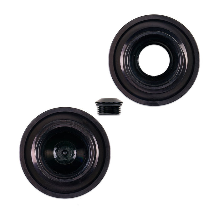 IAG Performance Revolve Engine Oil Cap Black w/ Purple Accent 2002 - 2024 WRX / 2004 - 2021 STI / 2013 - 2024 BRZ / 2005 - 2009 Legacy GT / 2004 - 2008 Forester XT - IAG - ACC - 5301BKPR - Subimods.com