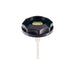 IAG Performance Revolve Power Steering Reservoir Cap Black w/ Gold Insert 08-14 WRX / 08-21 STI / 05-09 Legacy GT - IAG-ACC-5307BKGD - Subimods.com