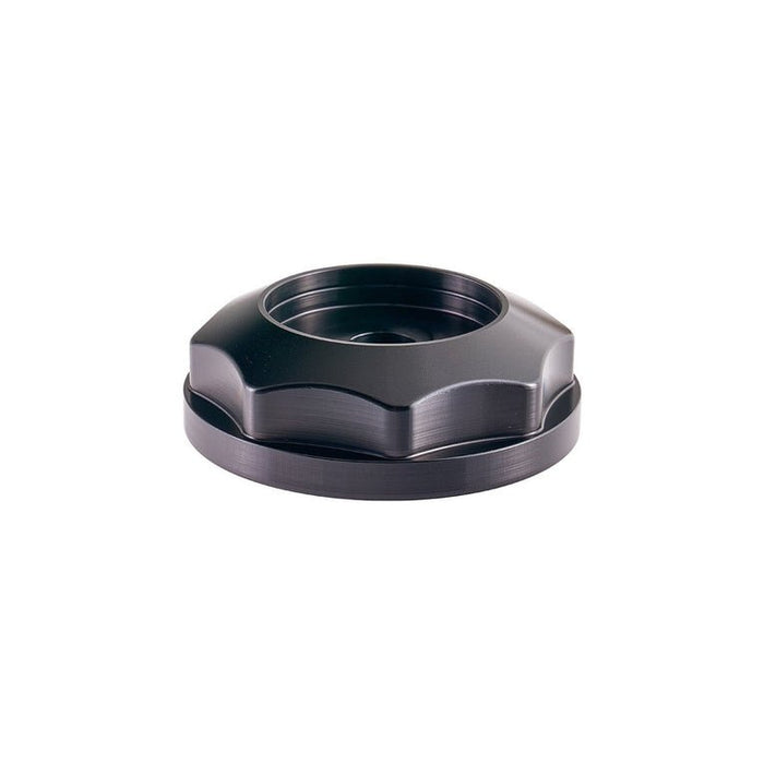 IAG Performance Revolve Power Steering Reservoir Cap Black w/ Purple Accent 02-07 WRX / 04-07 STI / 04-08 Forester XT - IAG-ACC-5306BKPR - Subimods.com