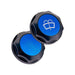 IAG Performance Revolve Washer Fluid Reservoir Cap Black w/ Blue Accent 2002 - 2024 WRX / 2004 - 2021 STI / 2013 - 2024 BRZ / 2005 - 2009 Legacy GT / 2004 - 2008 Forester XT - IAG - ACC - 5305BKBL - Subimods.com