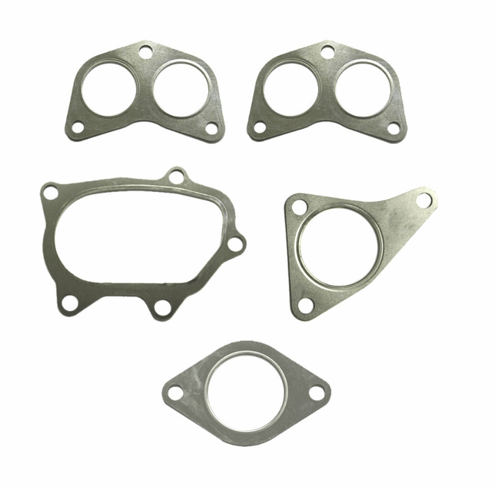 IAG Performance Stainless Steel Exhaust Gasket Set For Use w/ 2 Bolt Uppipe 2002 - 2014 WRX / 2004 - 2021 STI / 2005 - 2012 Legacy GT / 2006 - 2009 Legacy GT Spec. B / 2004 - 2008 Forester XT - IAG - EXT - 4230 - Subimods.com