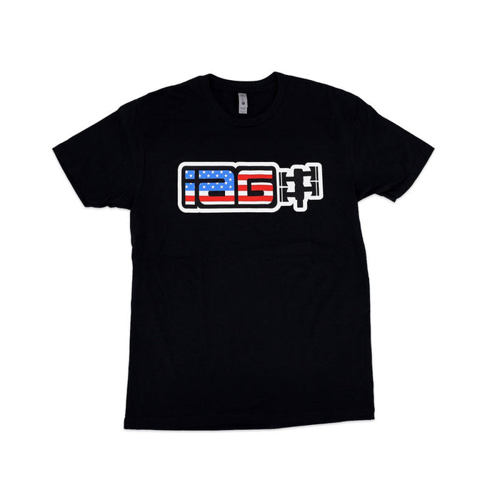 IAG Performance USA Boxer Logo Shirt Black - IAG-APP-2079S - Subimods.com