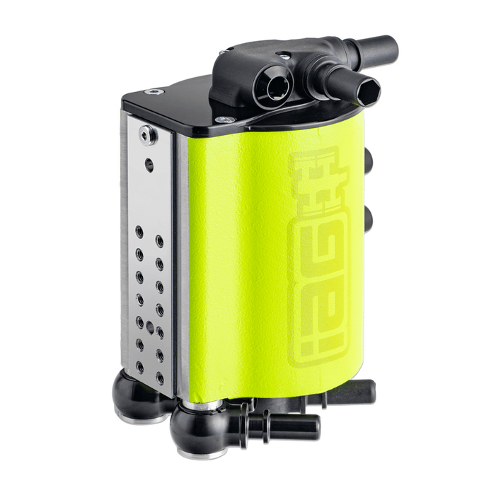 IAG Performance V3 Street Series Air / Oil Separator (AOS) Neon Yellow 2015 - 2021 WRX / 2014 - 2018 Forester XT - IAG - ENG - 7187NY - Subimods.com