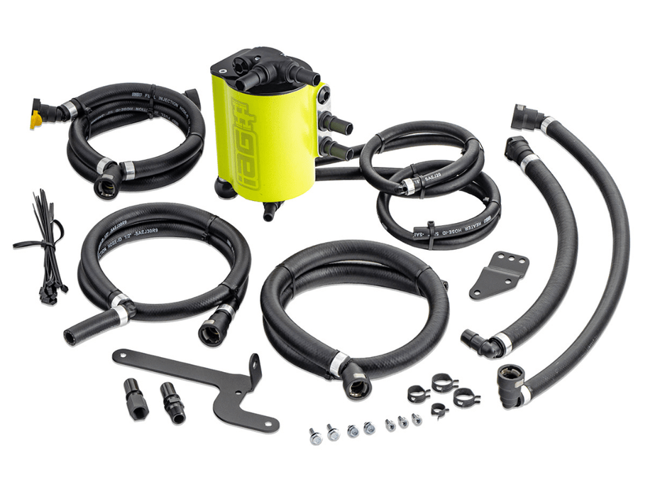 IAG Performance V3 Street Series Air / Oil Separator (AOS) Neon Yellow 2015 - 2021 WRX / 2014 - 2018 Forester XT - IAG - ENG - 7187NY - Subimods.com