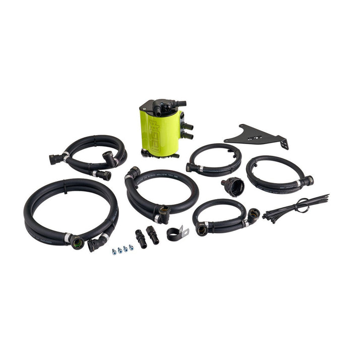 IAG Performance V3 Street Series Air / Oil Separator (AOS) Neon Yellow 2020 - 2024 Outback XT / 2022 - 2024 Outback Wilderness - IAG - ENG - 7191NY - Subimods.com