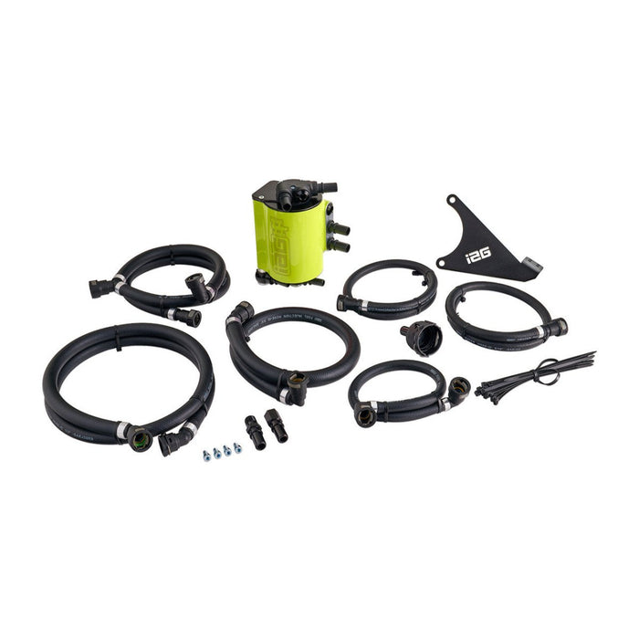 IAG Performance V3 Street Series Air / Oil Separator (AOS) Neon Yellow 2022 - 2024 WRX - IAG-ENG-7188NY - Subimods.com