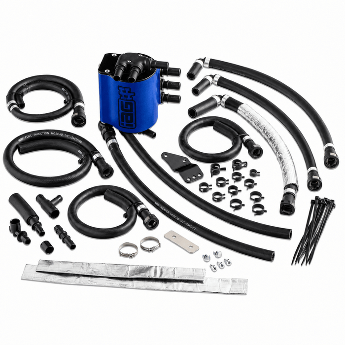 IAG Performance V3 Street Series Air / Oil Separator (AOS) World Rally Blue 2008-2014 WRX / 2008-2021 STI / 2009-2013 Forester XT / 2005-2009 Legacy GT / 2005-2009 Outback XT - IAG-ENG-7186WRB - Subimods.com