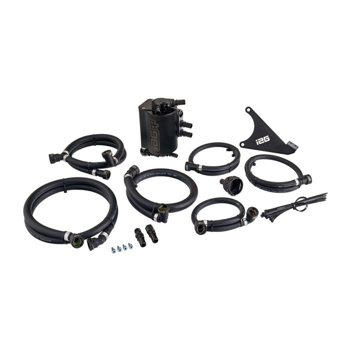 IAG Performance V3 Street Series Air / Oil Separator (AOS) Wrinkle Black 2022 - 2024 WRX - IAG-ENG-7188BK - Subimods.com