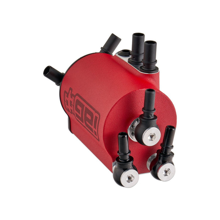 IAG Performance V3 Street Series Air / Oil Separator (AOS) Wrinkle Red 2022 - 2024 WRX - IAG-ENG-7188RD - Subimods.com