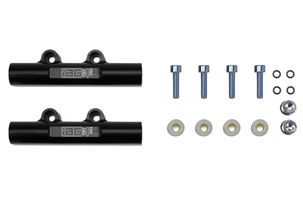 IAG Performance V3 Top Feed Fuel Rails Black 2002 - 2014 WRX / 2007 - 2021 STI / 2008 - 2012 LGT / 2006 - 2013 FXT - IAG-AFD-2102BK - Subimods.com