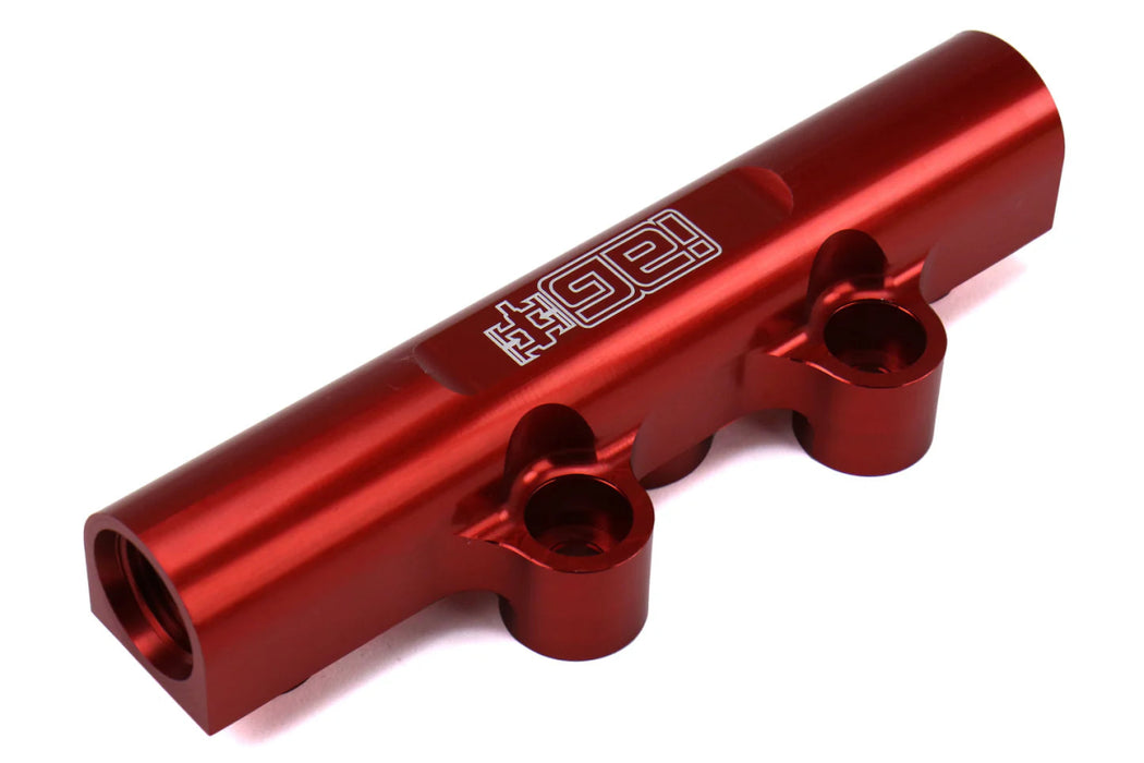 IAG Performance V3 Top Feed Fuel Rails Red 2002 - 2014 WRX / 2007 - 2021 STI / 2008 - 2012 Legacy GT / 2006 - 2013 Forester XT - IAG-AFD-2102RD - Subimods.com
