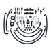 IAG PTFE Flex Fuel System Kit w/ Lines, Rails, FPR and FIC 1000cc Injectors 08 - 14 WRX / 08 - 21 STI - IAG-AFD-2340BK - Subimods.com