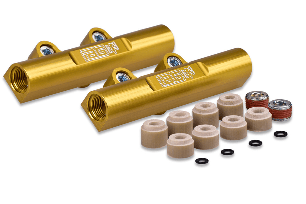 IAG PTFE Fuel System Kit w/ Lines, Rails, FPR and ID 1750cc Injectors 2008 - 2014 WRX / 2008 - 2021 STI - IAG - AFD - 2315GD - Subimods.com