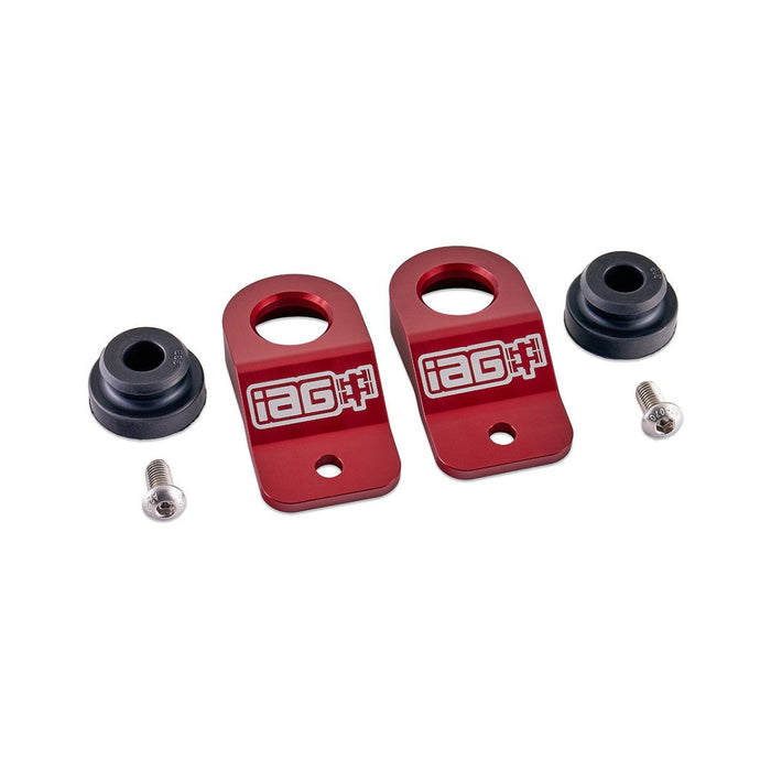 IAG Radiator Stays 2015-2021 WRX / 2015-2021 STI / 2012-2016 Impreza / 2013-2017 Crosstrek - IAG-ACC-5327BK - Subimods.com