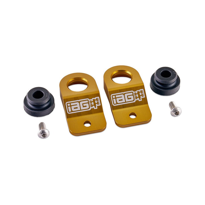 IAG Radiator Stays 2015-2021 WRX / 2015-2021 STI / 2012-2016 Impreza / 2013-2017 Crosstrek - IAG-ACC-5327BK - Subimods.com
