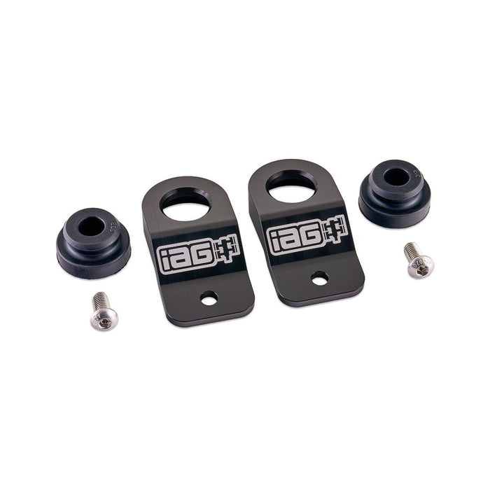 IAG Radiator Stays 2015-2021 WRX / 2015-2021 STI / 2012-2016 Impreza / 2013-2017 Crosstrek - IAG-ACC-5327BK - Subimods.com
