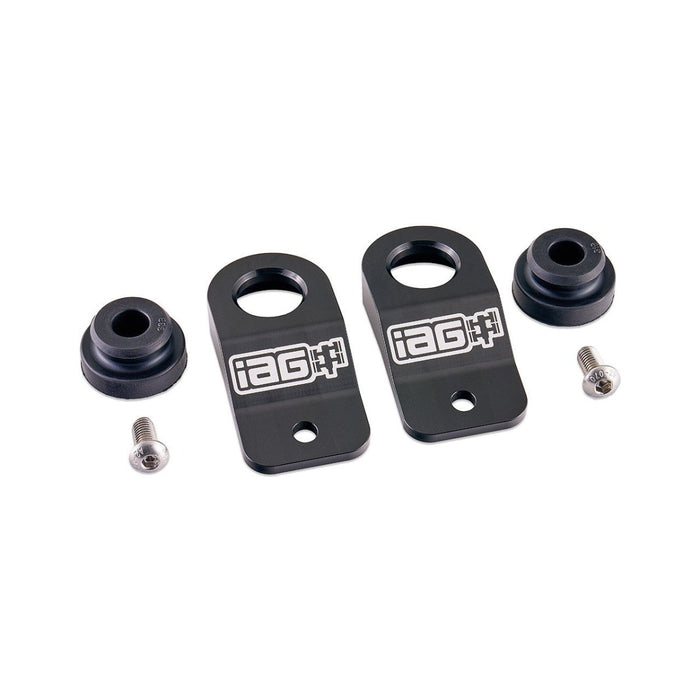 IAG Radiator Stays Black 2002 - 2007 WRX / 2004 - 2007 STI / 2002 - 2007 Impreza / 2002 - 2007 Outback - IAG - ACC - 5325BK - Subimods.com