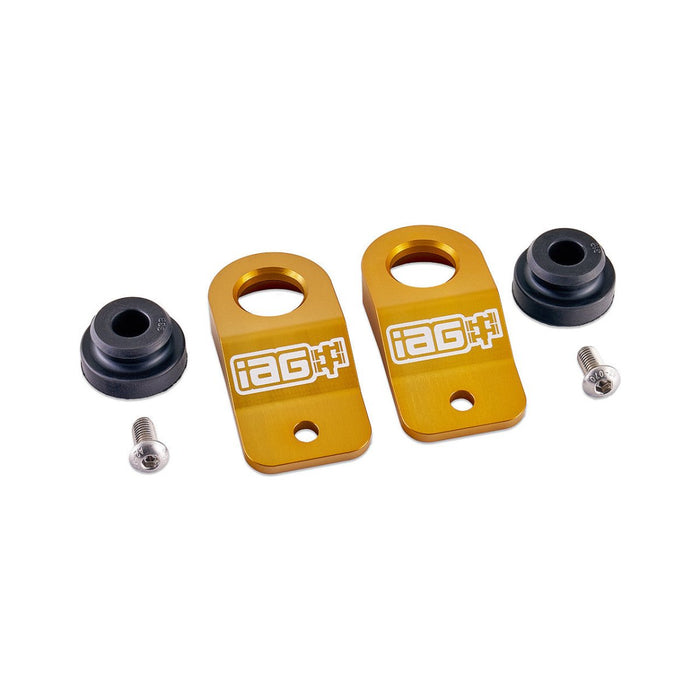 IAG Radiator Stays Gold 2002 - 2007 WRX / 2004 - 2007 STI / 2002 - 2007 Impreza / 2002 - 2007 Outback - IAG - ACC - 5325GD - Subimods.com