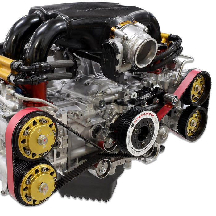 IAG Red Timing Belt Kit ( Competition Tensioner / Belt / Guide) 2002 - 2014 WRX / 2004 - 2021 STI / 2005 - 2012 Legacy GT / 2004 - 2013 ForesterXT - IAG-ENG-5130 - Subimods.com