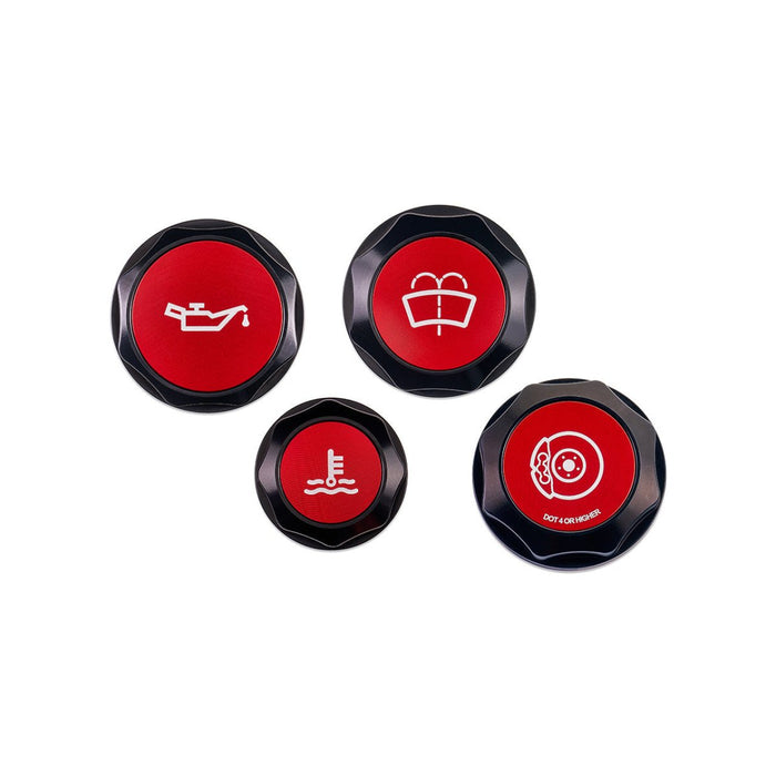 IAG Revolve Engine Bay Dress-Up Cap Kit 2022-2026 WRX - IAG-ACC-5406BKBK - Subimods.com